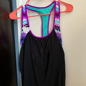 Women’s 2 in 1 racerback tankini